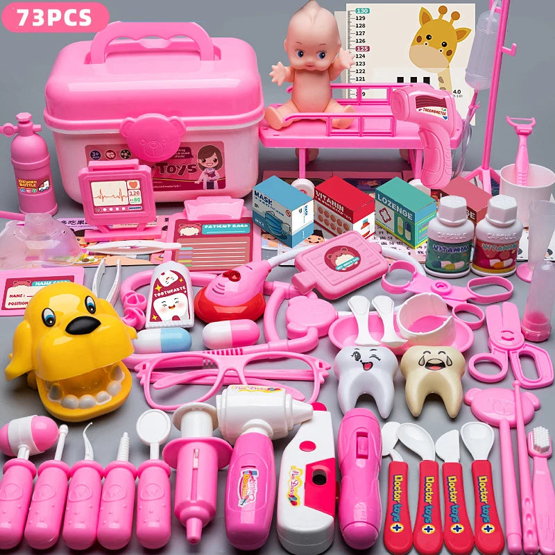Doctor Play Set Simulation Nurse Toy Accessories Kids