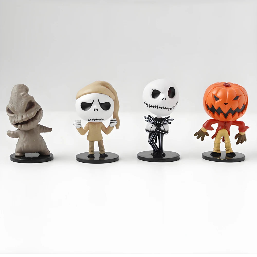 Desktop Decoration 8pcs set Nightmare Sally Jack Skellington Xmas Figure
