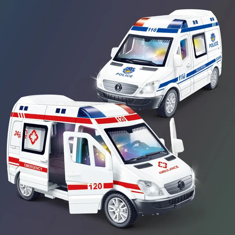 1:32 Scale Emergency Vehicle Toy with Sound & Lights