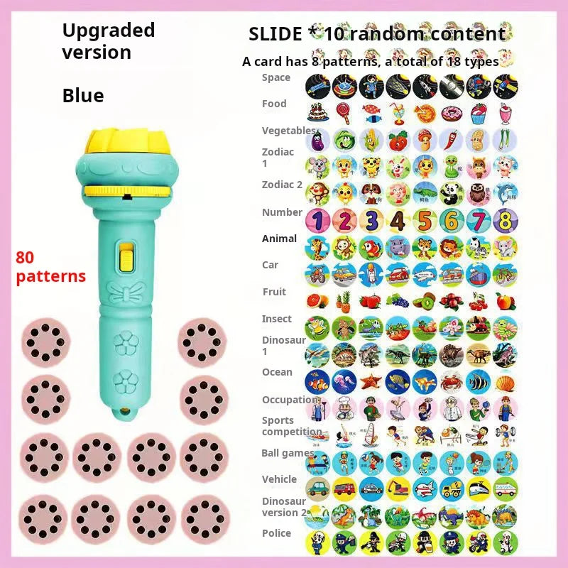 Projection Flashlight for Kids 80 Patterns