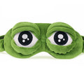 3D Sad Frog Sleep Mask Natural Sleeping Eyeshade Cover Shade Eye Patch
