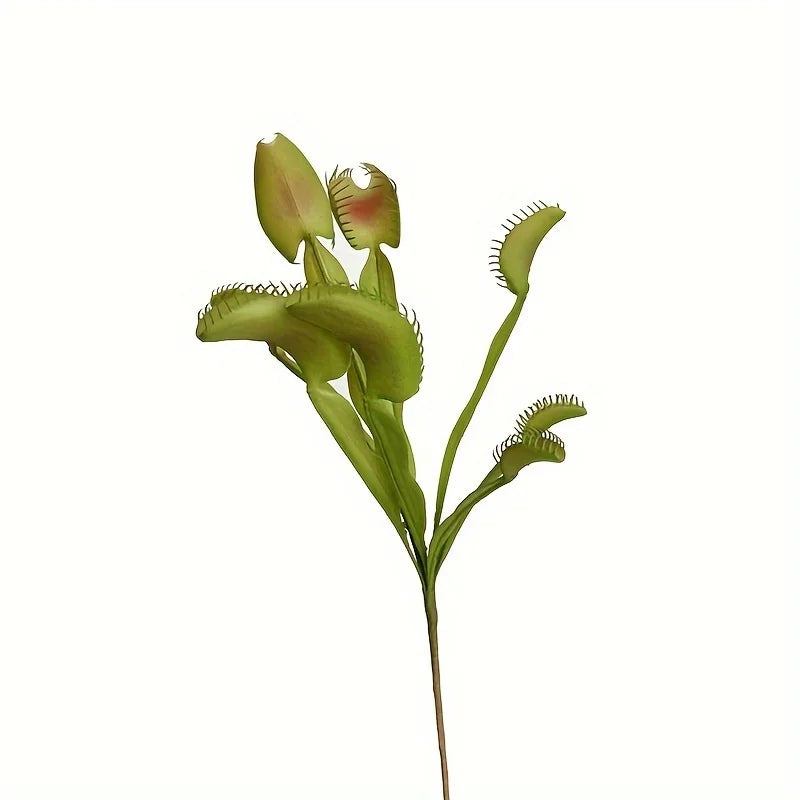 Lifelike Artificial Venus Flytrap Plant Halloween Decor