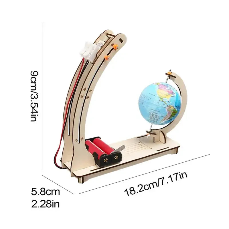 STEM Science Experiment Kit Earth Day Night Cycle Simulation DIY Model Kids