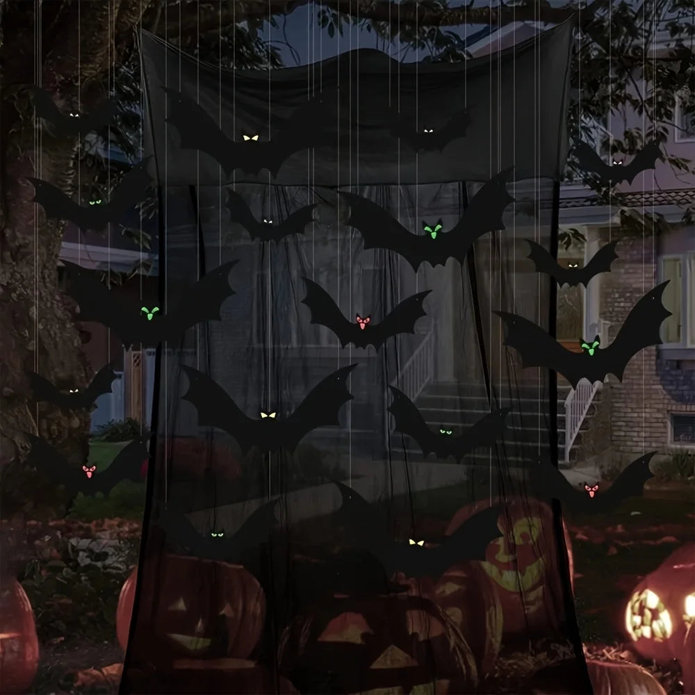6Pcs Halloween Hanging Banner Garland Spooky Decor
