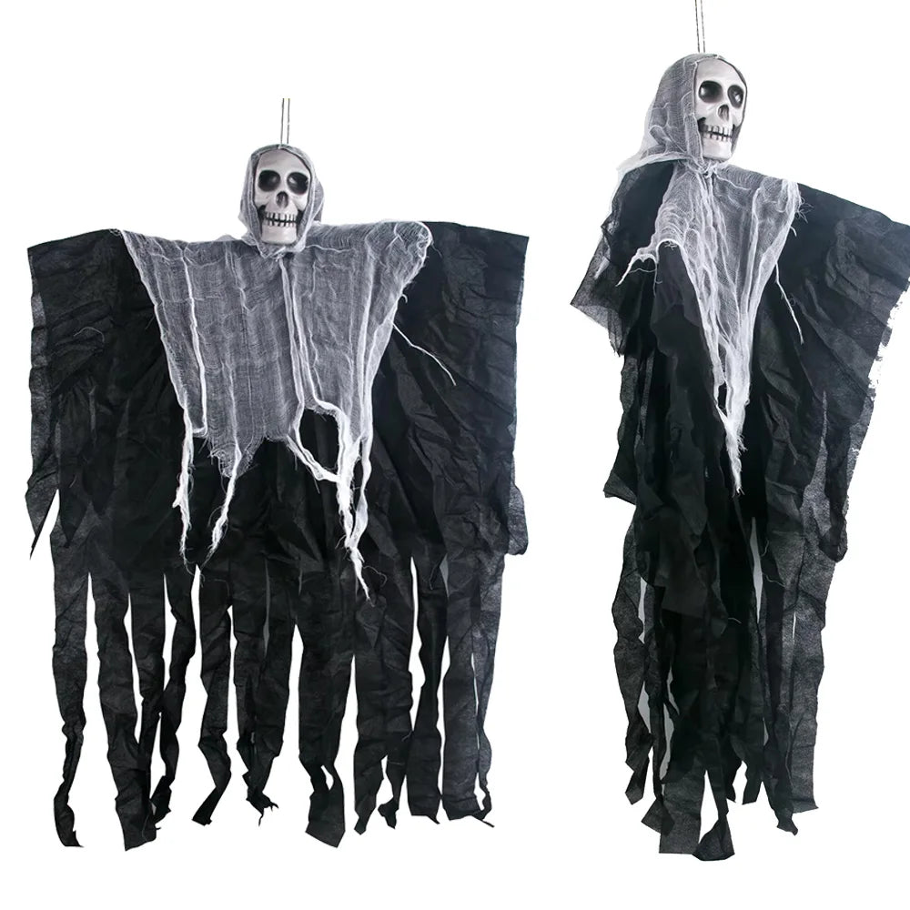 Halloween Skull Gauze Hanging Ghost Decoration