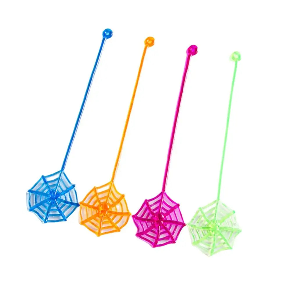 12/30Pcs Stretchable Climbing Spider Web Tricky Toys Kids