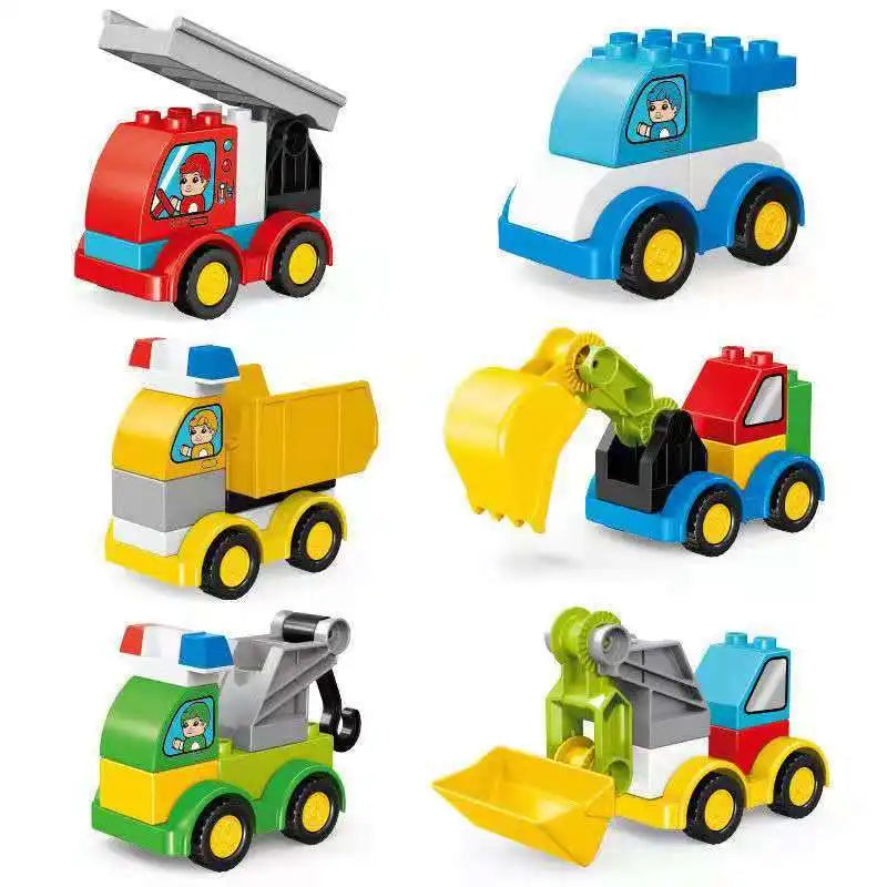 Large Particle Building Blocks City Vehicles