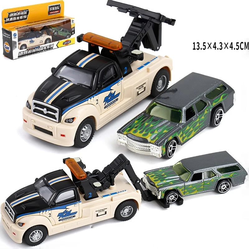 1:64 Scania Container Truck American Container Truck Alloy Diecast Model Car