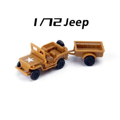 4D 1 72 Military Vehicles Assembly Puzzle Model Truck Tank Hummer War Machine