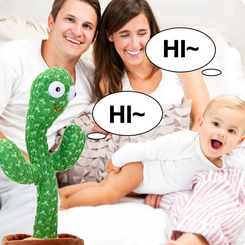 Entertaining Dancing Cactus Toy Repeat Talking