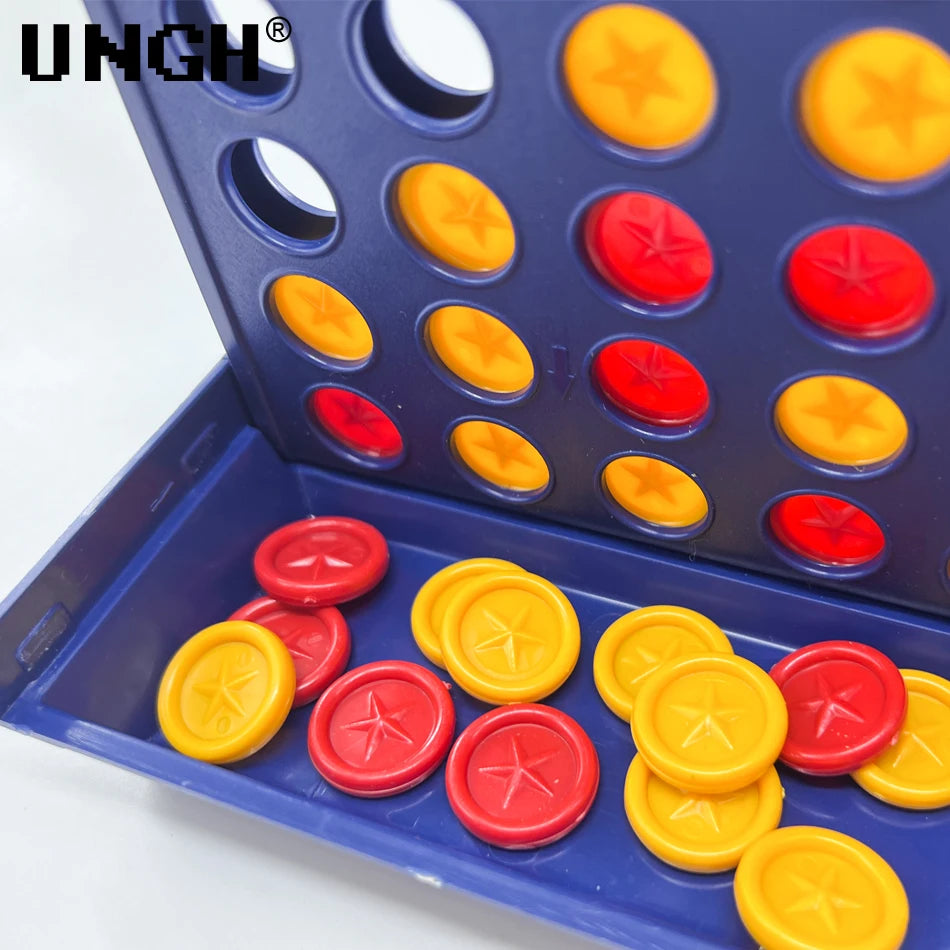 UNGH Four In A Row Bingo Chess Connect Classic Family Board Game Toys