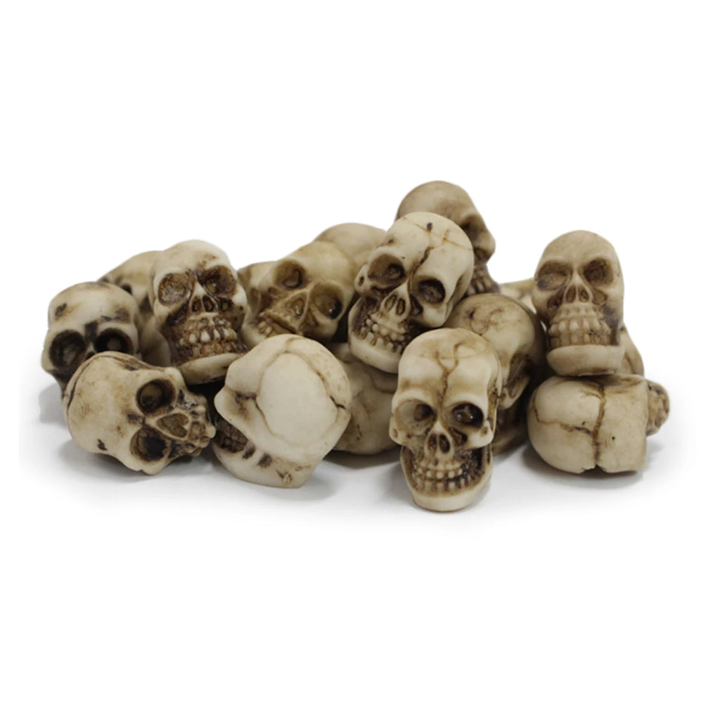 20 PCS Unique Halloween Skull Decoration Flower Pots Mini Skull Decorations