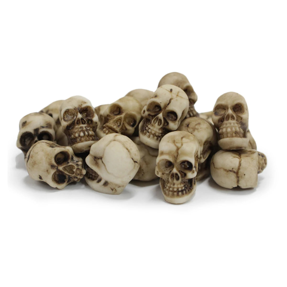 20 PCS Unique Halloween Skull Decoration Flower Pots Mini Skull Decorations