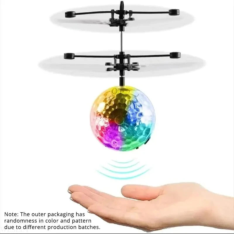 LED Light-Up Crystal Ball Gesture Control Toy