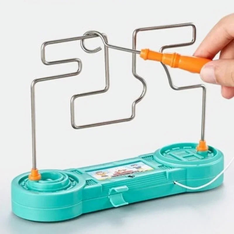 Kids Collision Electric Shock Toy Education Electric Touch Maze Game Party
