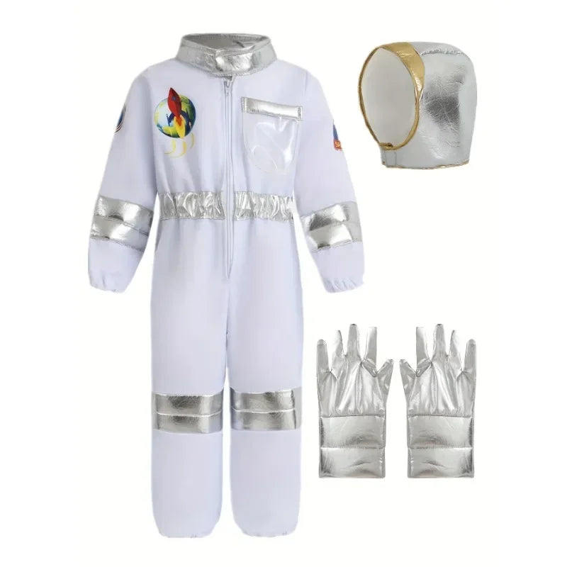 Kids Astronaut Space Suit Costume Complete Set