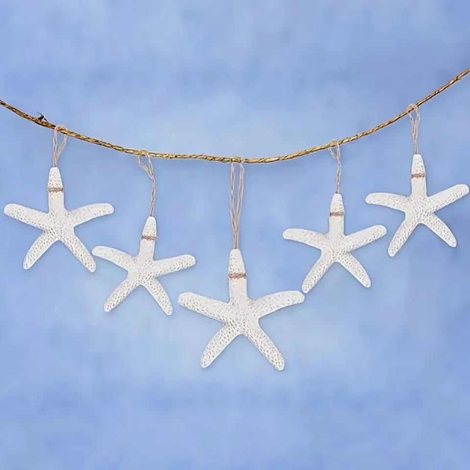 20pcs Versatile Resin Starfish Decorations Craft