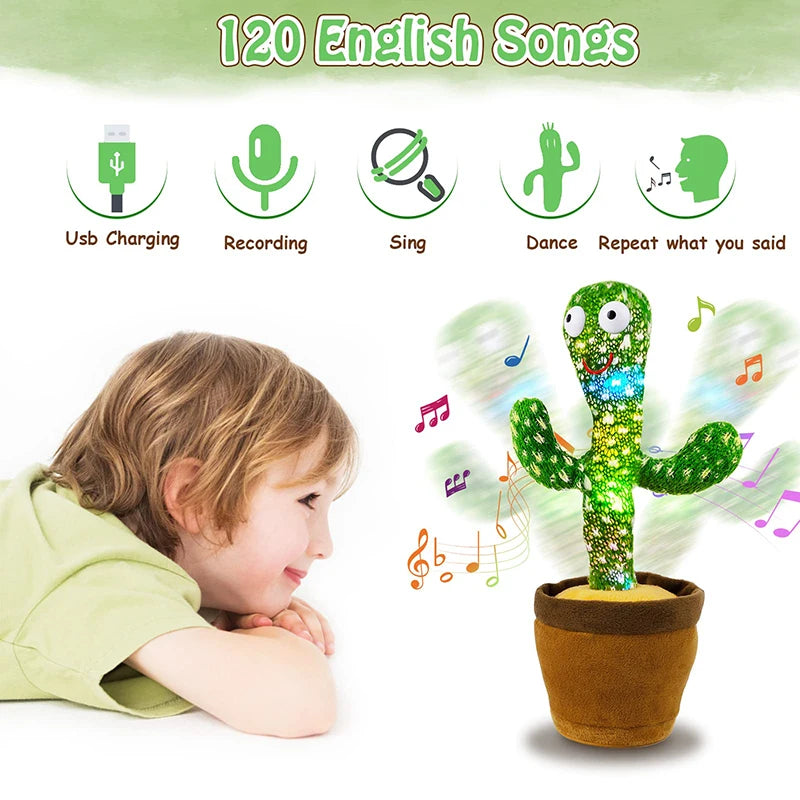 Dancing Cactus 120 Song Speaker Toy
