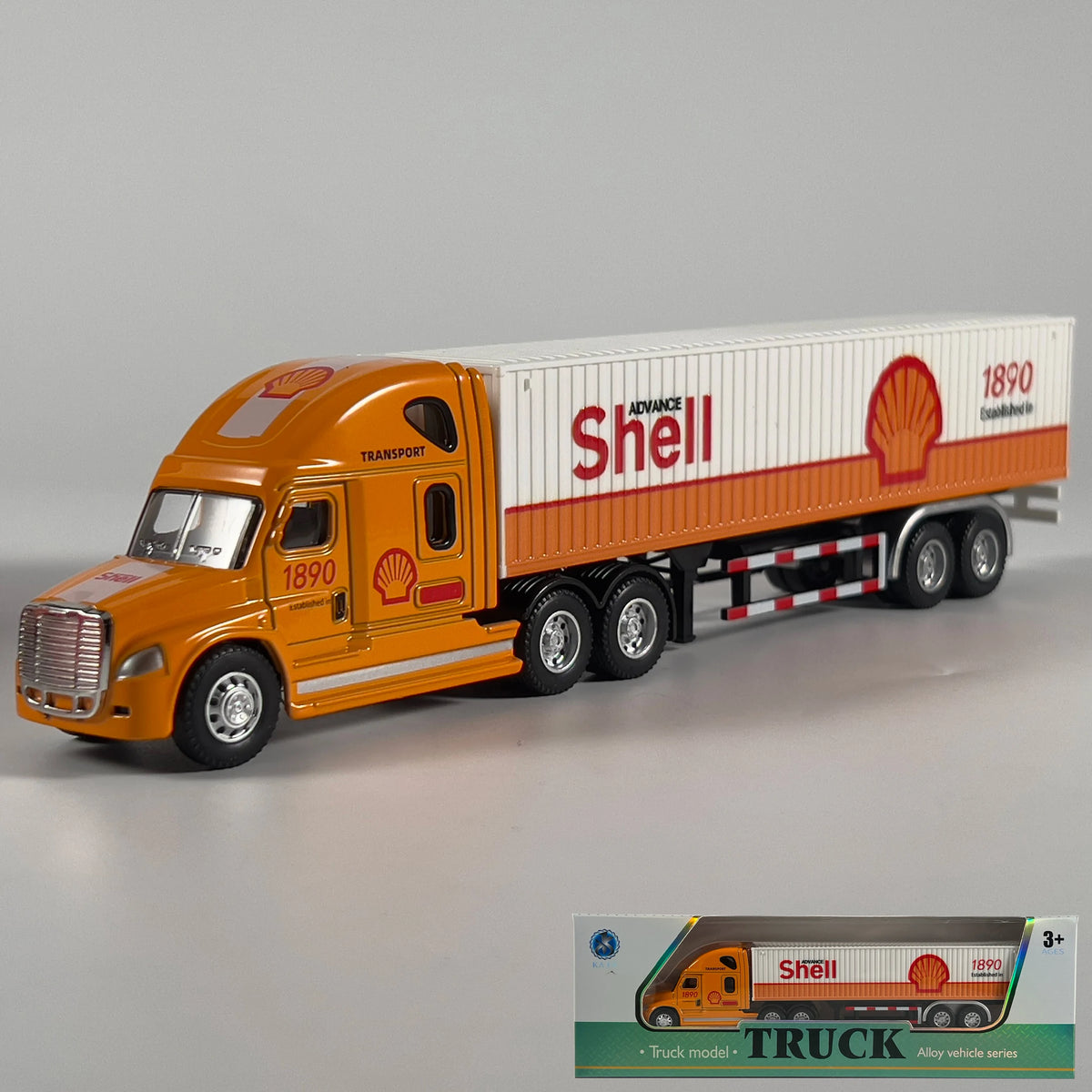 1:64 Scania Container Truck American Container Truck Alloy Diecast Model Car