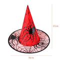 Witch Hat Halloween Decoration Supplies Children Adult Prom Party Dress Mesh