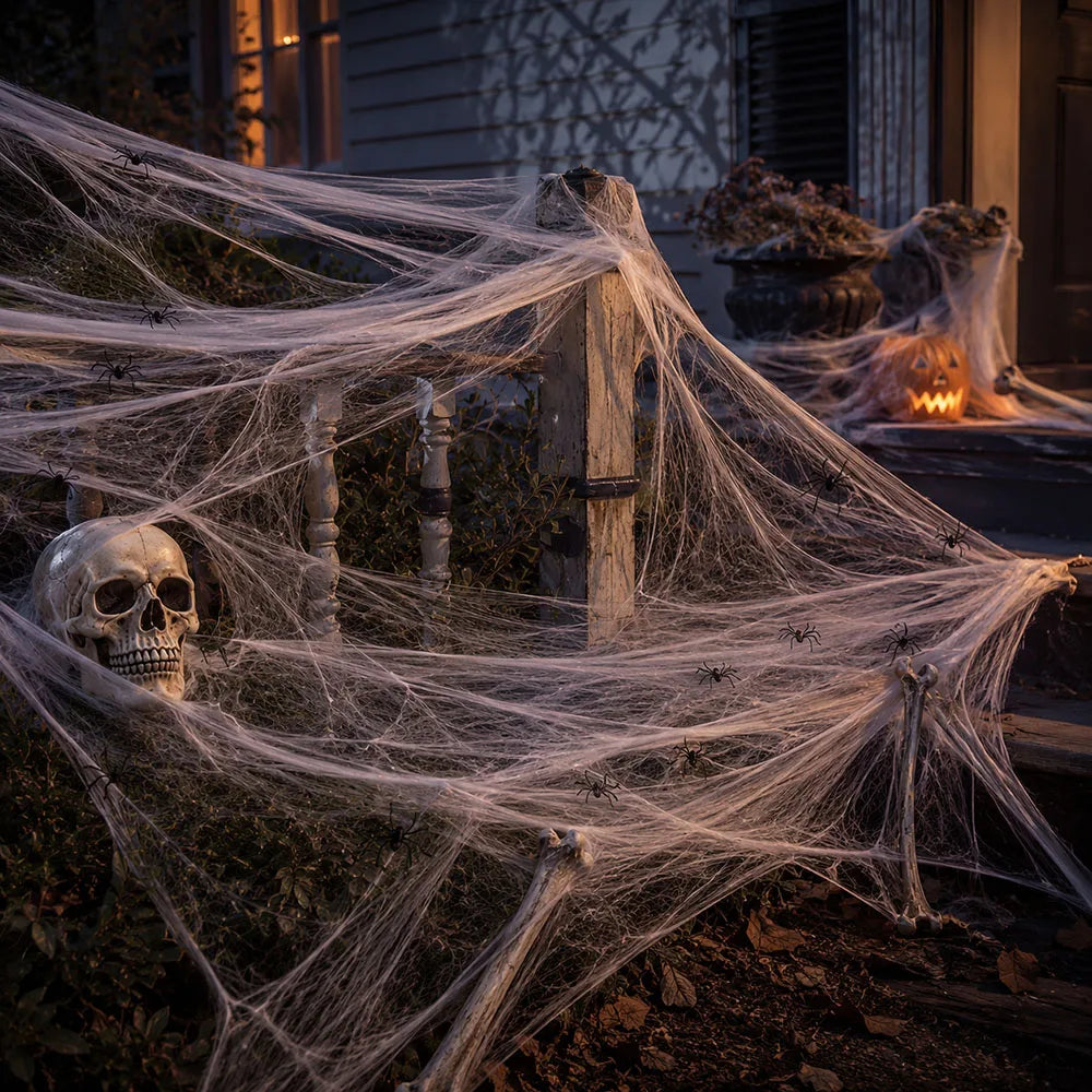 Halloween Decoration Spider Web Artificial Cobweb