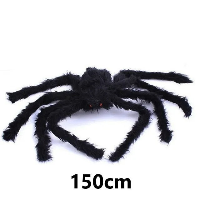 Halloween Big Plush Spider Oversized Soft Decoration