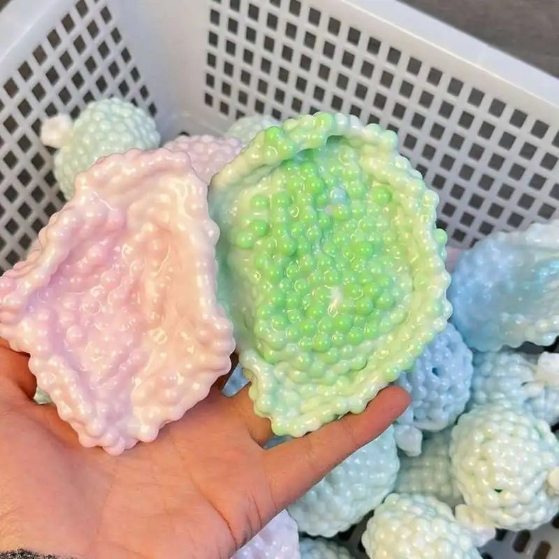 1pc Stress Relief Squeeze Ball Soft Slow Rise Squishy Focus Desk Relaxation