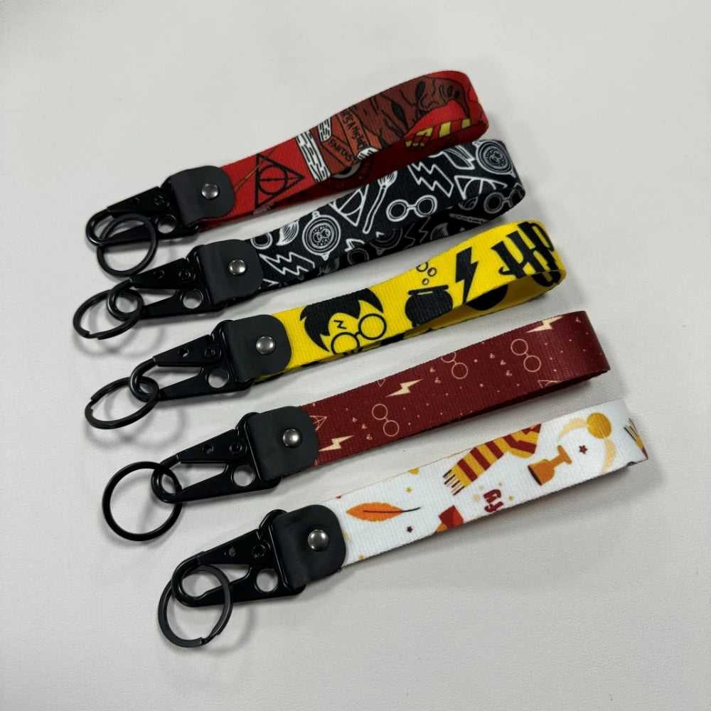 Anime Cool Figures Eagle Beak Keychain Short Lanyards Phone Badge Holder