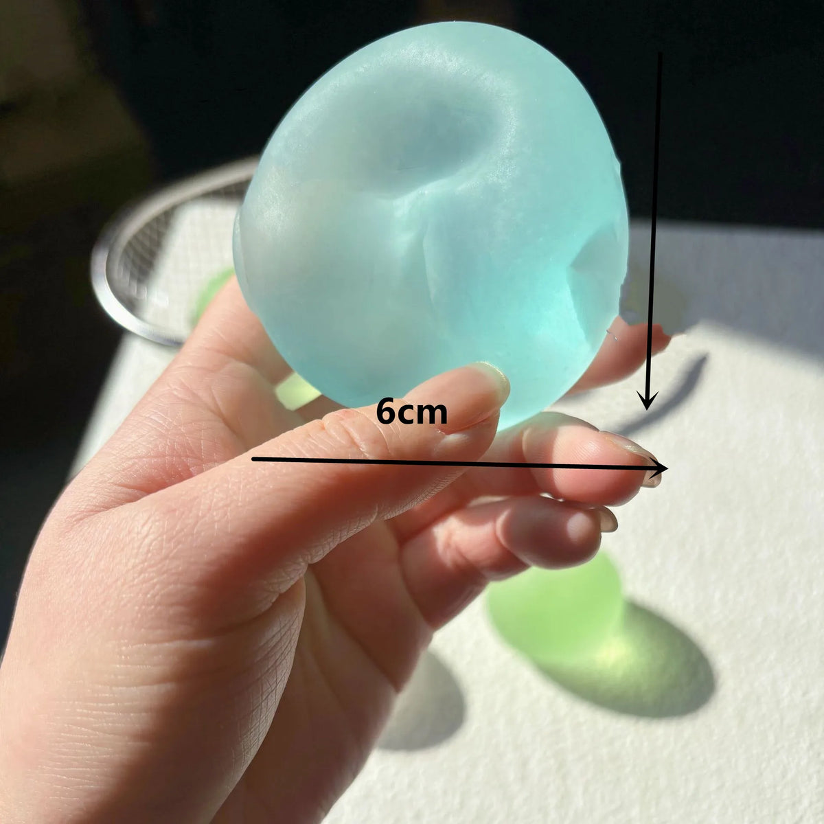 Blue Maltose Squishy Toys Anti Stress Sensory