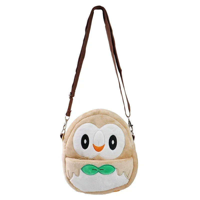 Gengar Mimikyu Snorlax Rowlet Lucario Plush Backpack Pokemon