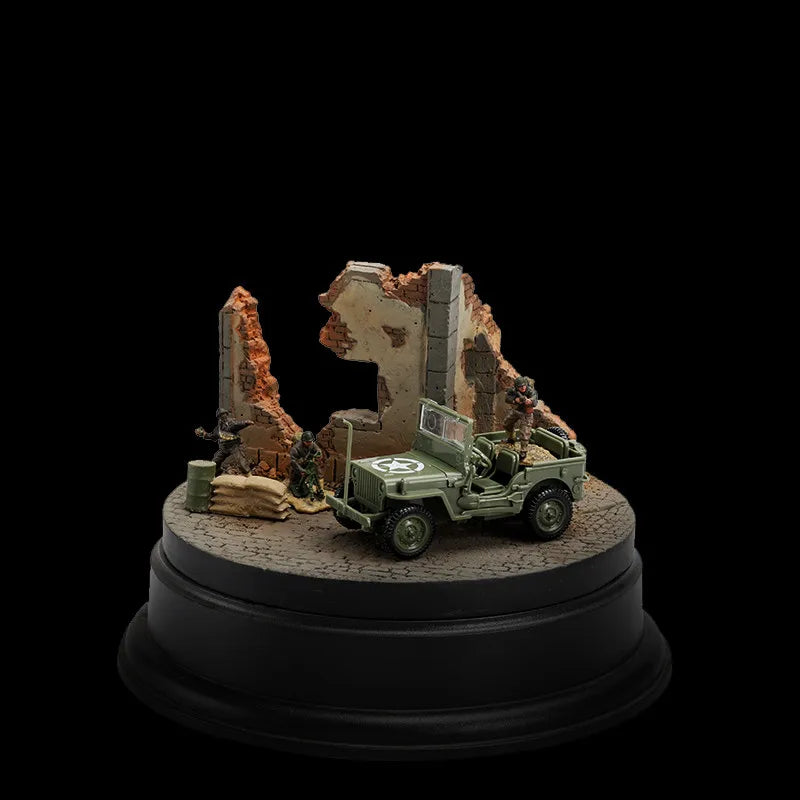 4D 1 72 Military Vehicles Assembly Puzzle Model Truck Tank Hummer War Machine