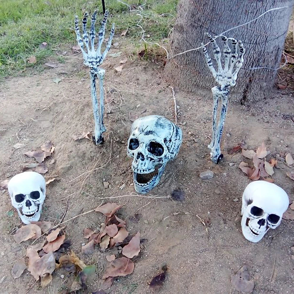 Festive Halloween Skull Decoration Realistic