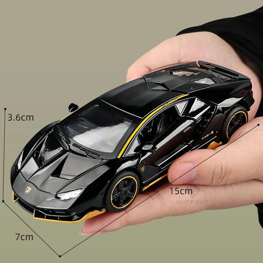 1 32 Cars Toys Auto Scale Lambor LP770 Diecast Model Alloy Toys Gift