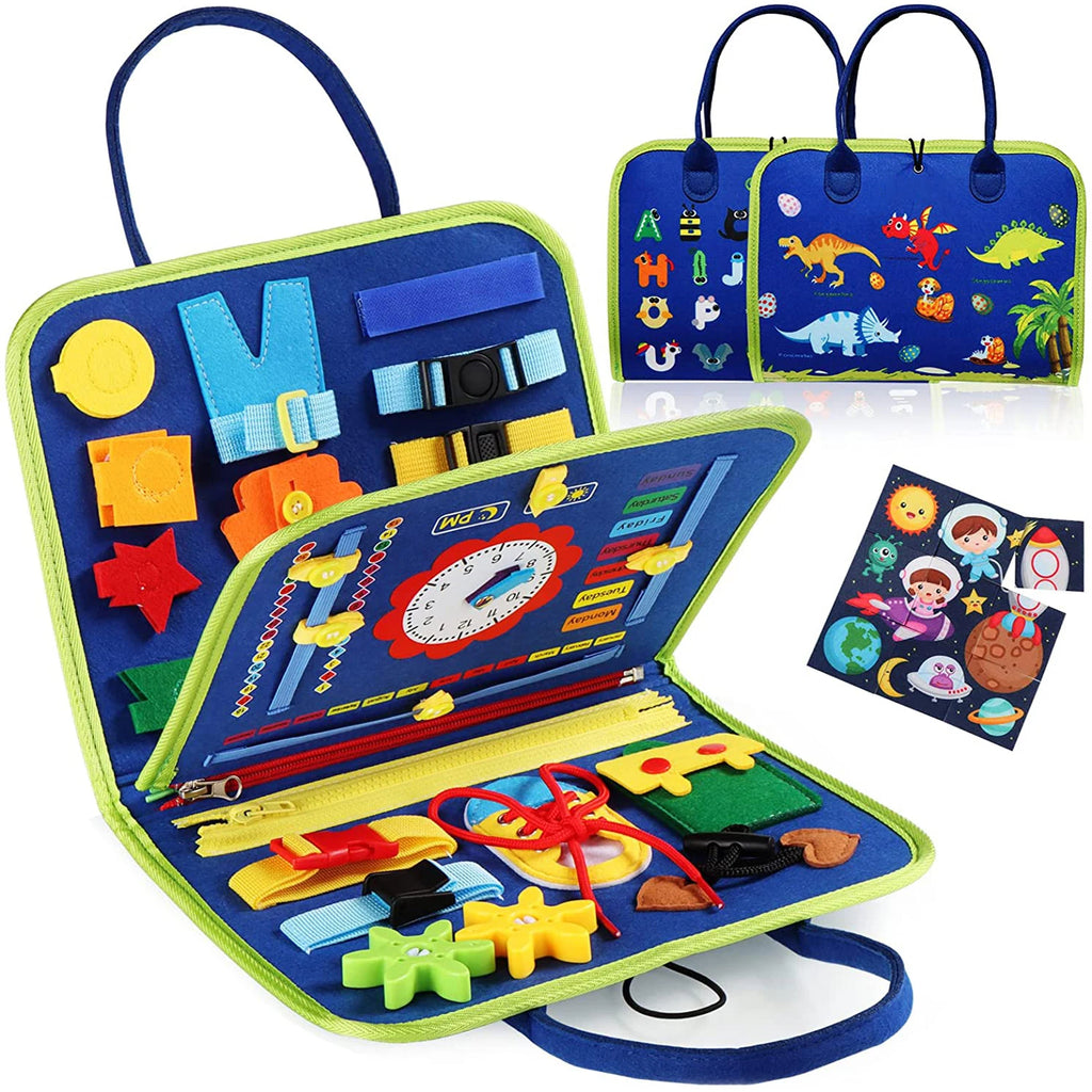Montessori Toys Busy Board Sensory Activity Developing Board Motor Skills